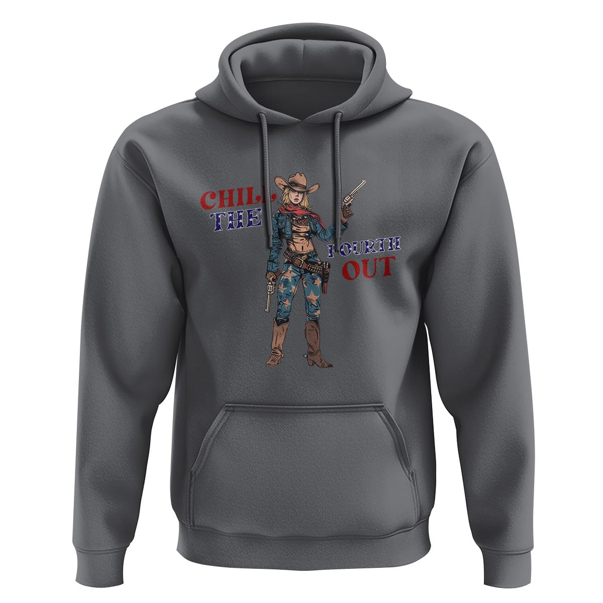 4th Of July Hoodie Chill The Fourth Out American Women - Wonder Print Shop