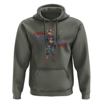4th Of July Hoodie Chill The Fourth Out American Women - Wonder Print Shop