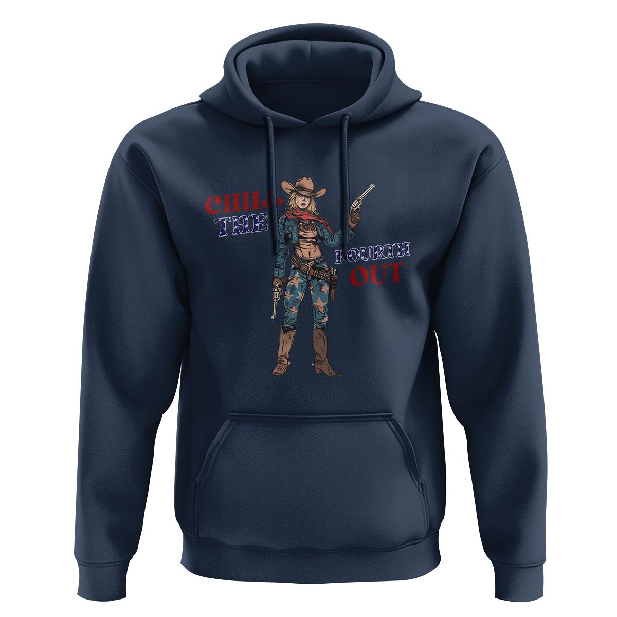 4th Of July Hoodie Chill The Fourth Out American Women - Wonder Print Shop