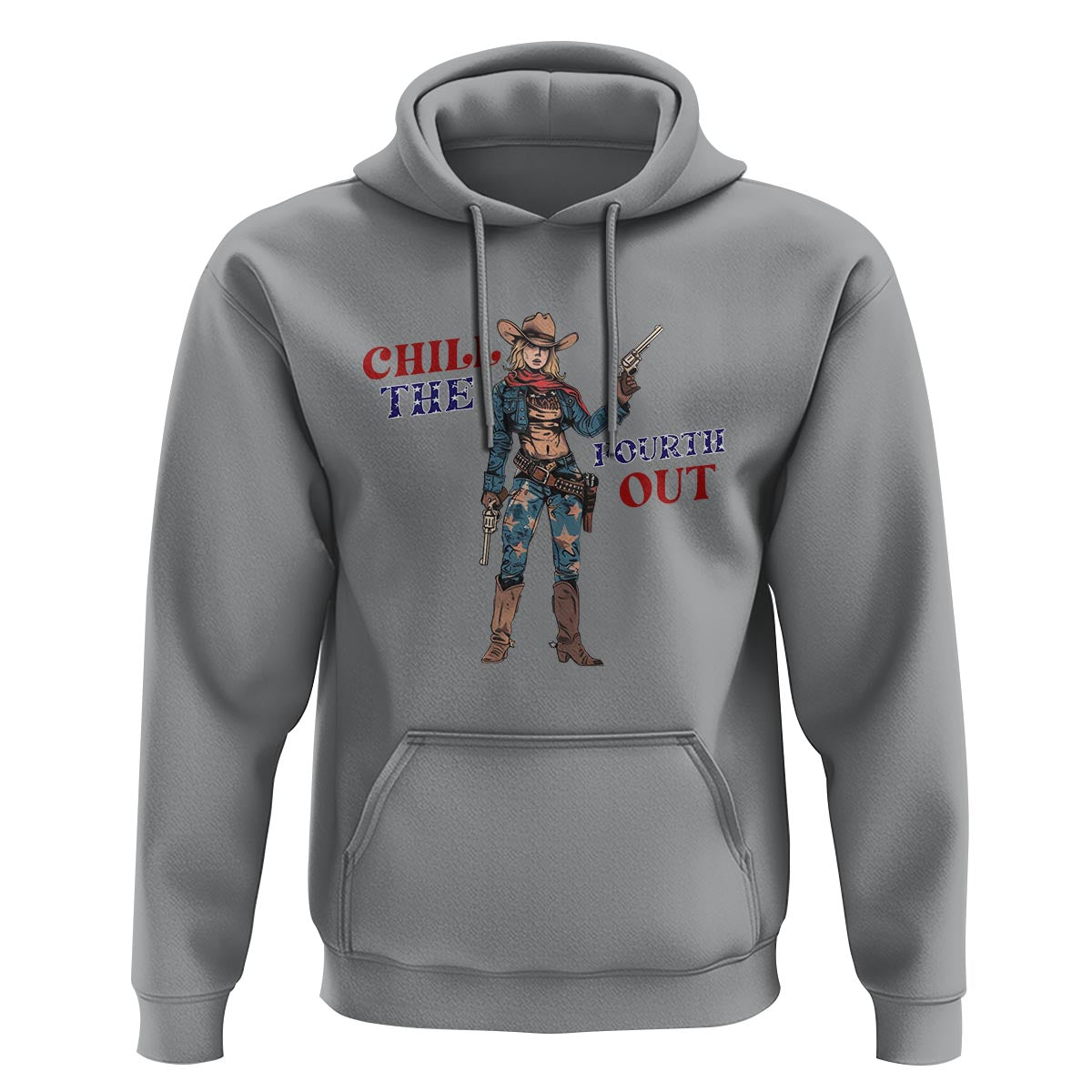 4th Of July Hoodie Chill The Fourth Out American Women - Wonder Print Shop