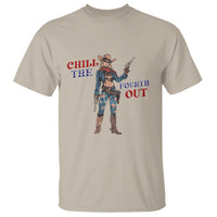 4th Of July T Shirt Chill The Fourth Out American Women - Wonder Print Shop