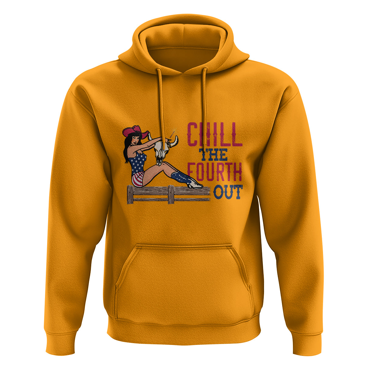 4th Of July Hoodie Chill The Fourth Out American Women - Wonder Print Shop