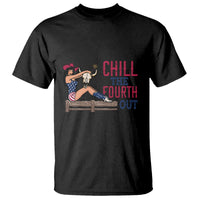 4th Of July T Shirt Chill The Fourth Out American Women - Wonder Print Shop