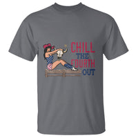 4th Of July T Shirt Chill The Fourth Out American Women - Wonder Print Shop