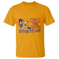 4th Of July T Shirt Chill The Fourth Out American Women - Wonder Print Shop