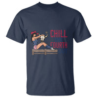 4th Of July T Shirt Chill The Fourth Out American Women - Wonder Print Shop