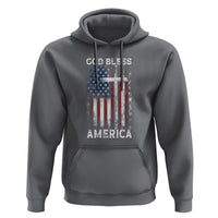 4th Of July Hoodie God Bless America Flag Christian - Wonder Print Shop