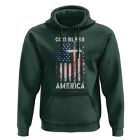 4th Of July Hoodie God Bless America Flag Christian - Wonder Print Shop