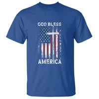 4th Of July T Shirt God Bless America Flag Christian - Wonder Print Shop