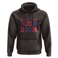 4th Of July Hoodie Here For The Boom Patriotic Independence Day - Wonder Print Shop