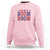 4th Of July Sweatshirt Here For The Boom Patriotic Independence Day - Wonder Print Shop