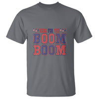 4th Of July T Shirt Here For The Boom Patriotic Independence Day - Wonder Print Shop