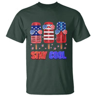 4th Of July T Shirt Stay Cool USA Flag Patriotic Ice Cream - Wonder Print Shop