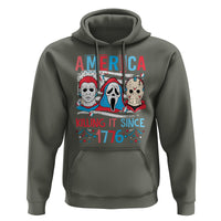 Funny 4th Of July Hoodie America Killing IT Since 1776 Horror - Wonder Print Shop