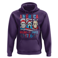 Funny 4th Of July Hoodie America Killing IT Since 1776 Horror - Wonder Print Shop