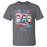 Funny 4th Of July T Shirt America Killing IT Since 1776 Horror - Wonder Print Shop