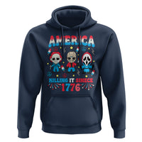 Funny 4th Of July Hoodie America Killing IT Since 1776 Horror - Wonder Print Shop