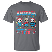 Funny 4th Of July T Shirt America Killing IT Since 1776 Horror - Wonder Print Shop