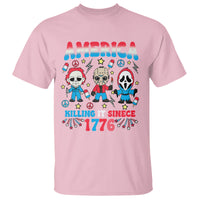 Funny 4th Of July T Shirt America Killing IT Since 1776 Horror - Wonder Print Shop