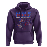 Funny 4th Of July Hoodie MILF Man I Love Fireworks Patriotic Independence Day - Wonder Print Shop