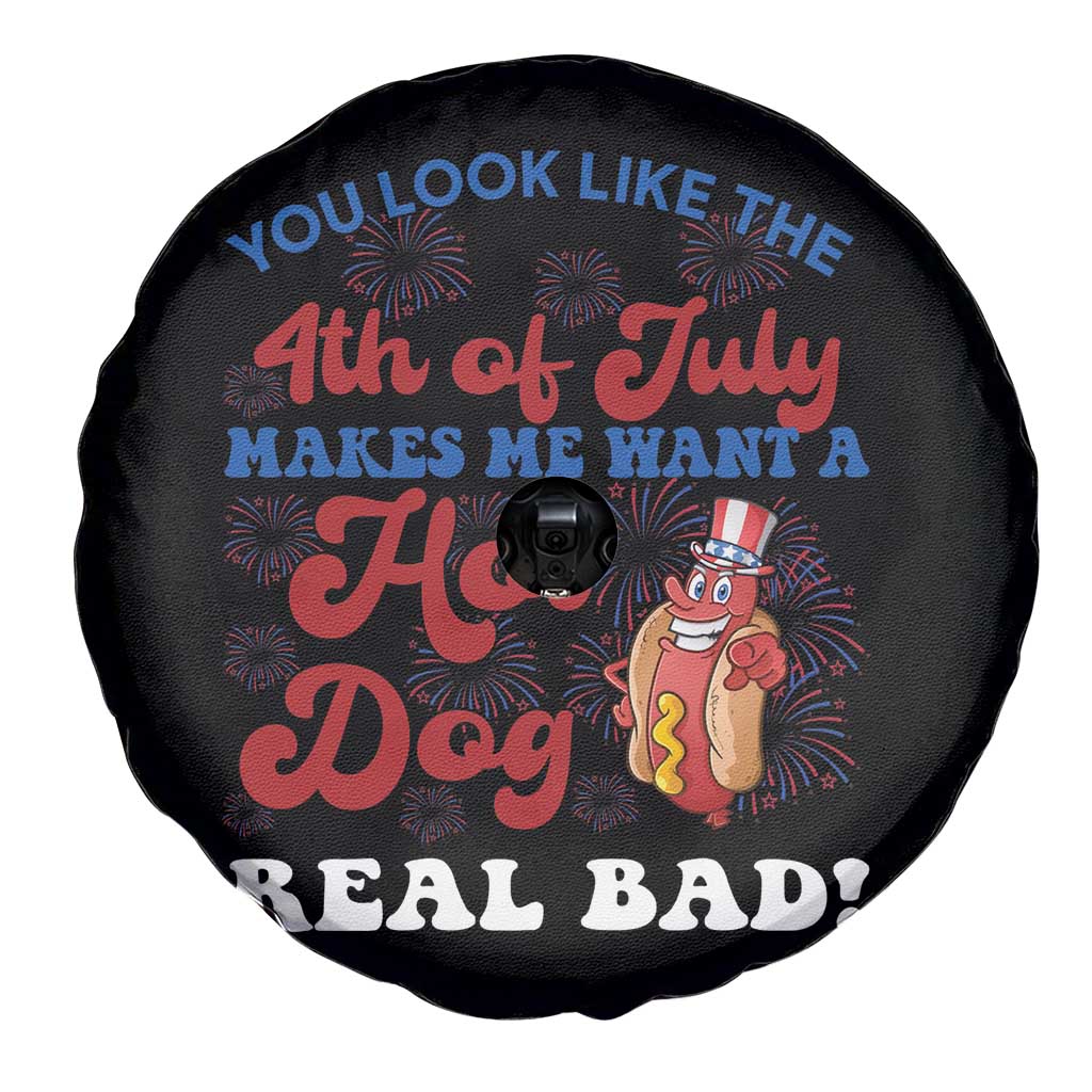 You Look Like The 4th Of July Funny Hot Dog Spare Tire Cover