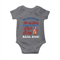 You Look Like The 4th Of July Funny Hot Dog Baby Onesie
