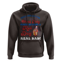 You Look Like The 4th Of July Funny Hot Dog Hoodie