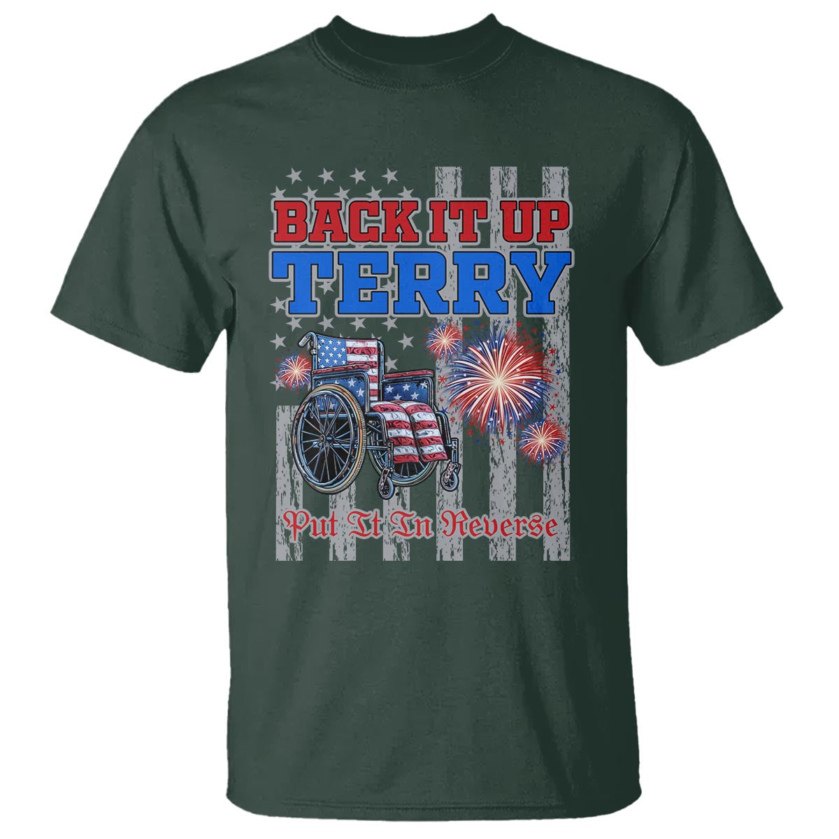 Funny 4th Of July T Shirt Back Up Terry Put It In Reverse - Wonder Print Shop