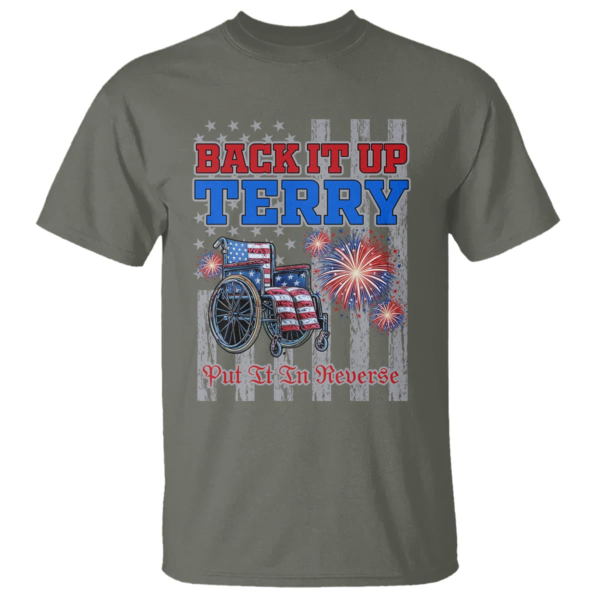 Funny 4th Of July T Shirt Back Up Terry Put It In Reverse - Wonder Print Shop