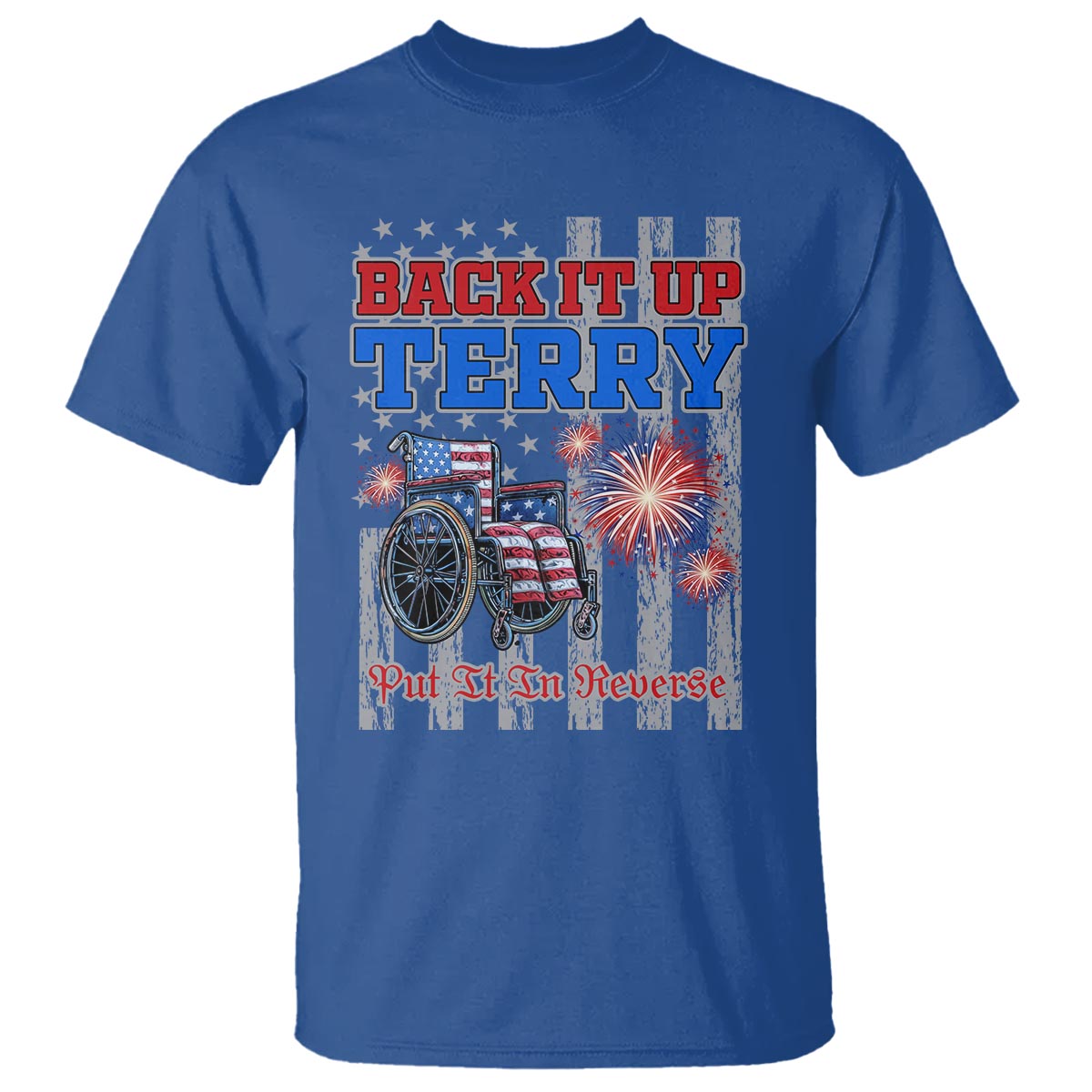 Funny 4th Of July T Shirt Back Up Terry Put It In Reverse - Wonder Print Shop