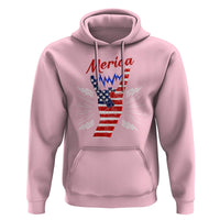 Merica Rock Sign 4th Of July Hoodie - Wonder Print Shop