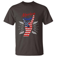 Merica Rock Sign 4th Of July T Shirt - Wonder Print Shop