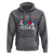 4th Of July Cat Lover Hoodie Meowica Patriotic American Flag Fireworks - Wonder Print Shop
