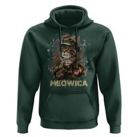 4th Of July Cat Lover Hoodie Meowica Patriotic US Army Cat - Wonder Print Shop