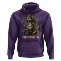 4th Of July Cat Lover Hoodie Meowica Patriotic US Army Cat - Wonder Print Shop