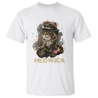 4th Of July Cat Lover T Shirt Meowica Patriotic US Army Cat - Wonder Print Shop