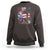 4th Of July Sweatshirt Bigfoot Fireworks Sasquatch American Flag - Wonder Print Shop