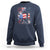 4th Of July Sweatshirt Bigfoot Fireworks Sasquatch American Flag - Wonder Print Shop