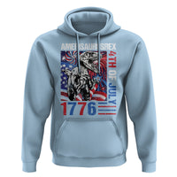 4th Of July Dinosaur Hoodie Amerisaurus Fireworks Patriotic Independence Day - Wonder Print Shop