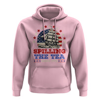 Funny 4th Of July Hoodie Spilling The Tea Since 1773 - Wonder Print Shop
