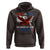 American Patriotic Hoodie Land Of The Free Because Of The Brave - Wonder Print Shop