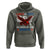 American Patriotic Hoodie Land Of The Free Because Of The Brave - Wonder Print Shop