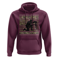 American Patriotic Hoodie Land Of The Free Because Of The Brave - Wonder Print Shop
