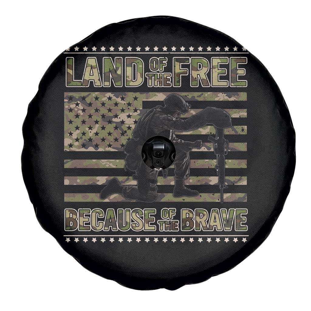 American Patriotic Spare Tire Cover Land Of The Free Because Of The Brave