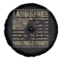 American Patriotic Spare Tire Cover Land Of The Free Because Of The Brave