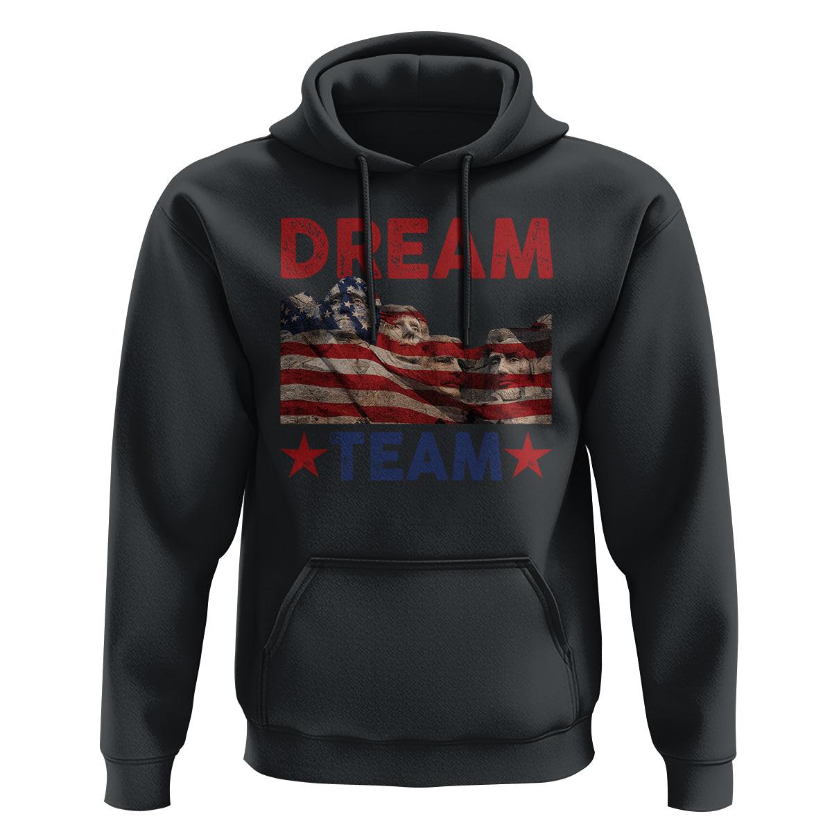 4th Of July Hoodie Dream Team Presidents Mount Rushmore - Wonder Print Shop
