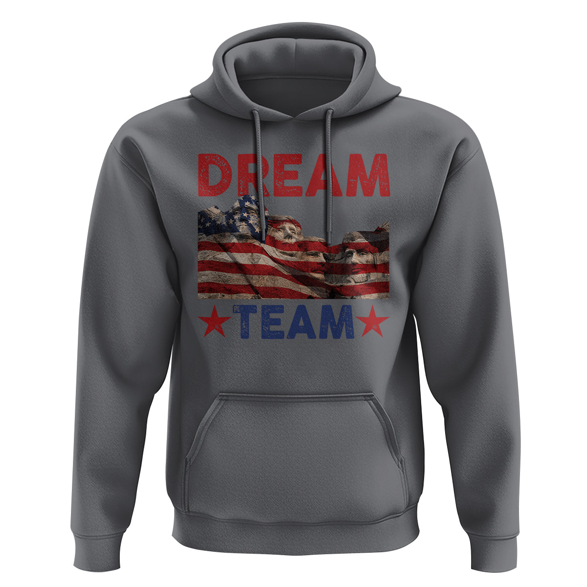 4th Of July Hoodie Dream Team Presidents Mount Rushmore - Wonder Print Shop