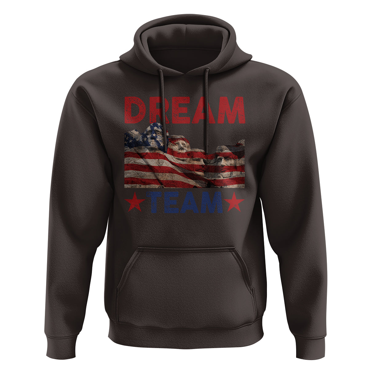 4th Of July Hoodie Dream Team Presidents Mount Rushmore - Wonder Print Shop
