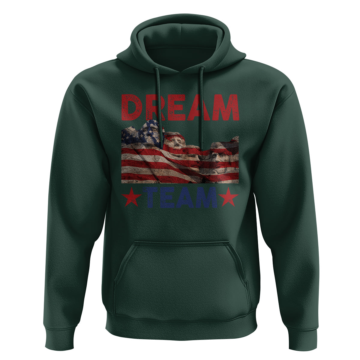 4th Of July Hoodie Dream Team Presidents Mount Rushmore - Wonder Print Shop