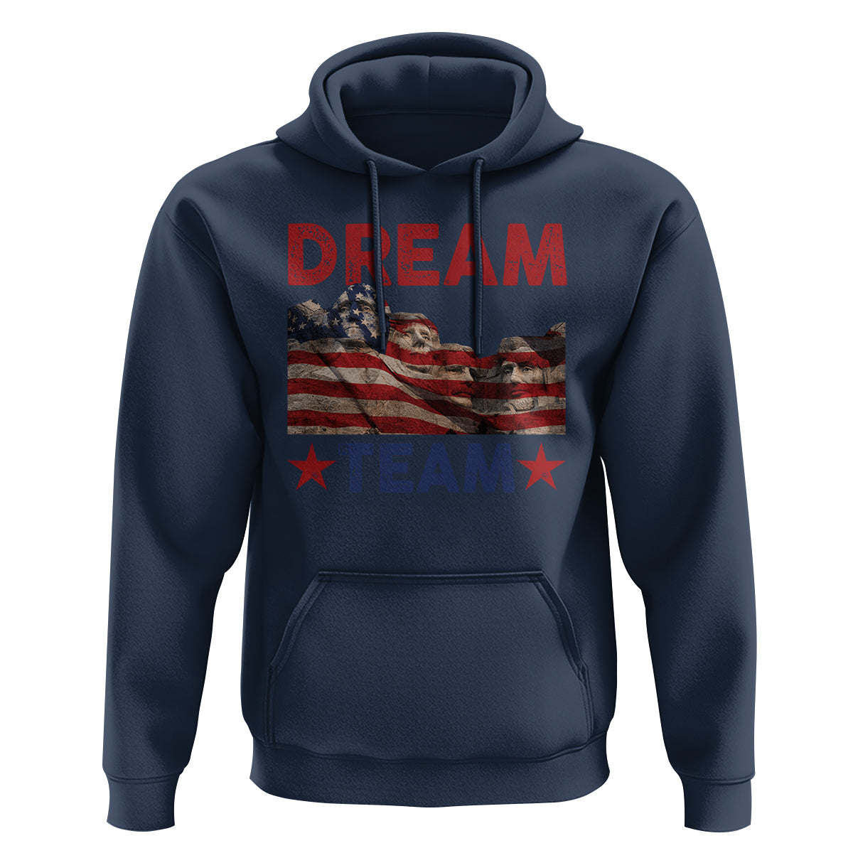 4th Of July Hoodie Dream Team Presidents Mount Rushmore - Wonder Print Shop